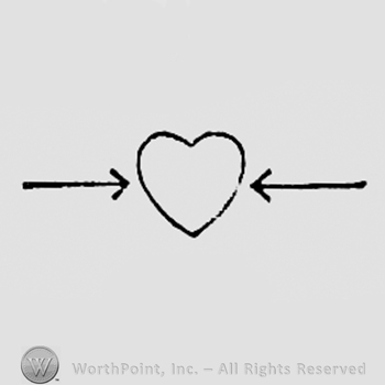 A heart and two arrows.