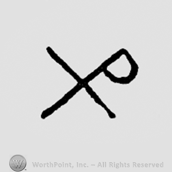 Monogram of letters I and P.
