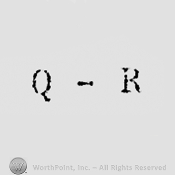 Letters Q and R.