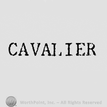 Word CAVALIER.