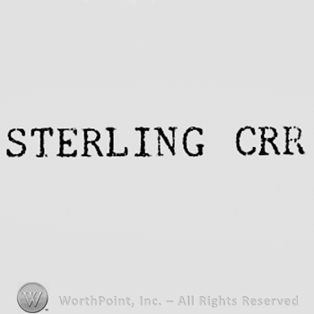 Words STERLING CRR.