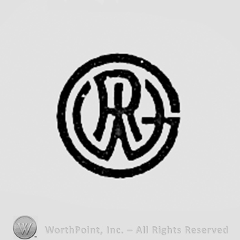 Monogram of letters R, W and G.
