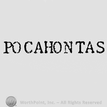 Word POCAHONTAS.