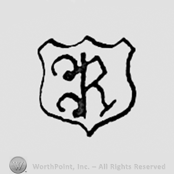 Letter R written on a shield.