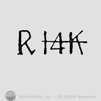 Letter R and 14K.