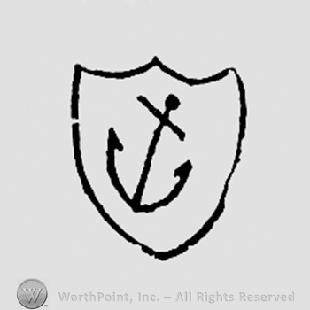 Anchor on a shield.
