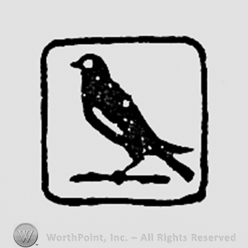 Bird on a shield.
