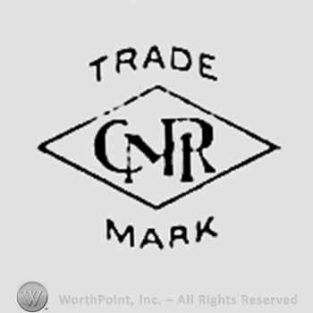 Letters CMR inside a diamond; TRADE MARK written above and bellow.