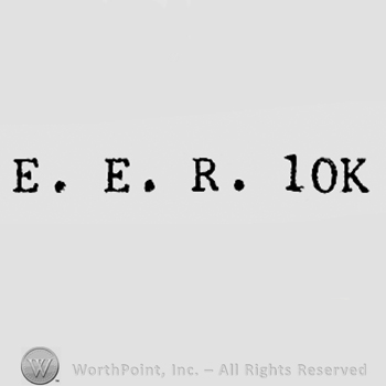 Letters E.E.R. 10K.