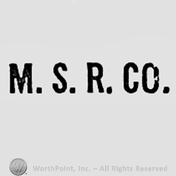 Letters M.S.R.CO.