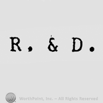 Letters R & D.