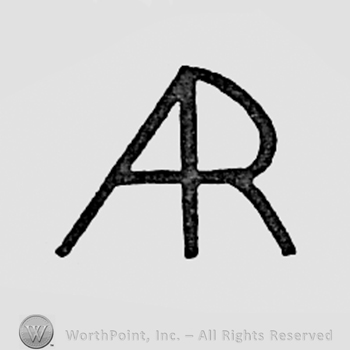 Monogram of letters A and R.
