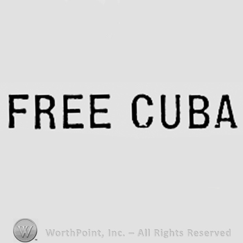 Words FREE CUBA.