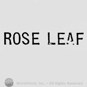 Words ROSE LEAF.