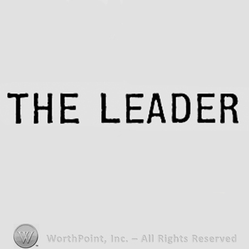 Words THE LEADER.