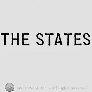 Words THE STATES.
