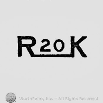 Letter Rn number 20 and letter K.