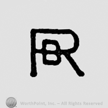 Monogram of letters R and B.