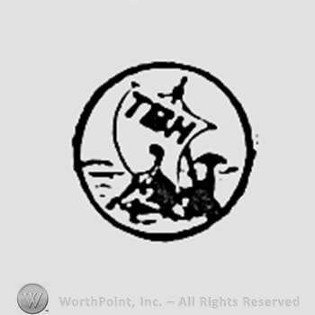 Picture with a boat inside a circle.