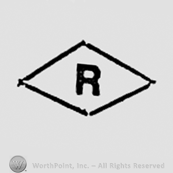 Letter R inside a diamond.