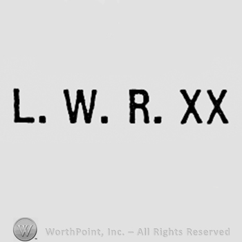 Letters L.W.R.XX.