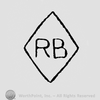 Letters RB inside a diamond.