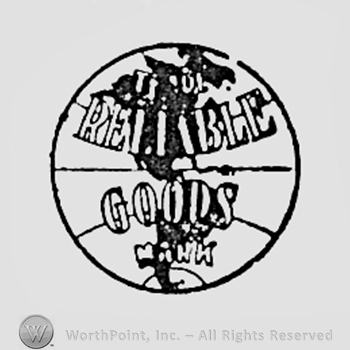 Words THE RIABLE GOODS written over a globe.