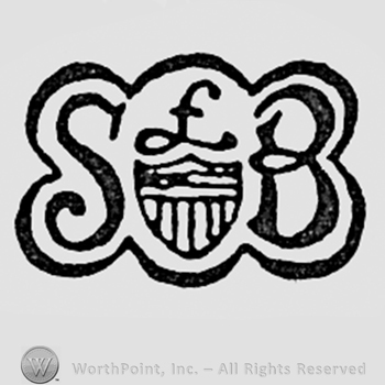 Letters S and B, pound sign and a shield.