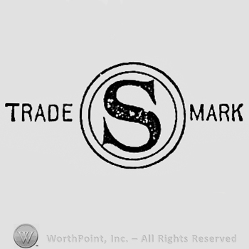 Letter S inside a circle; TRADE MARK written one side and another.