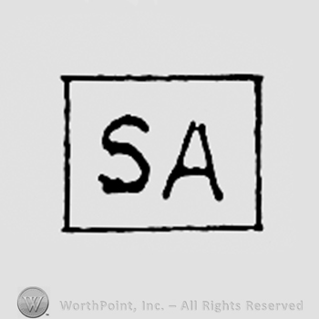 Letters S and A inside a square.