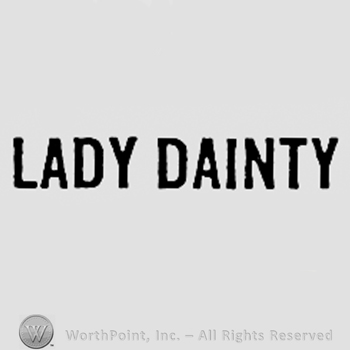 Words LADY DAINTY.