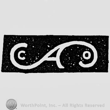 Letter a inside a black rectangle.