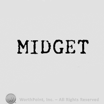 Word MIDGET.