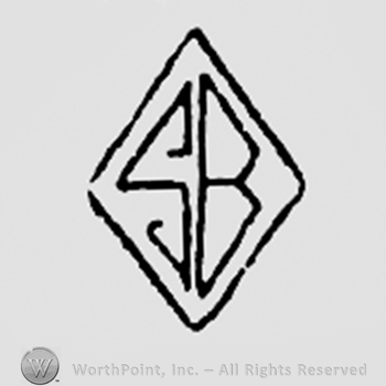 Letters S and B inside a diamond.