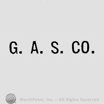 Letters G,A,S CO.