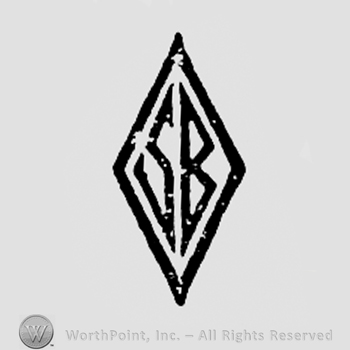 Letters S and B inside a diamond.