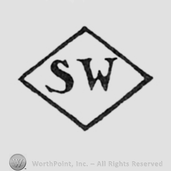 Letters SW inside a diamond.