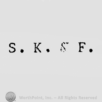 Letters SK&F.