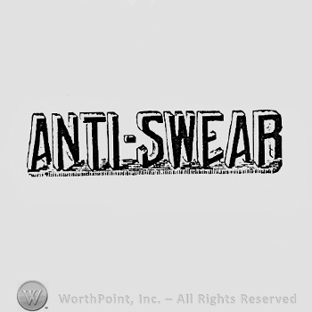 Words ANTI-SWEAR.