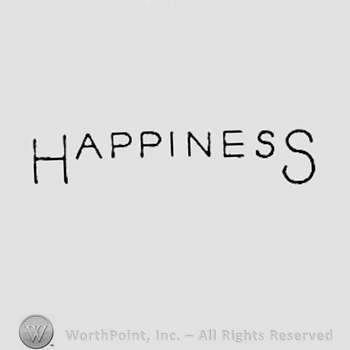 Word HAPPINESS.