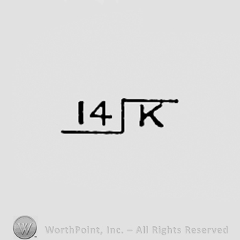 Number 14 and letter K.