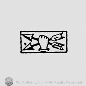 Hand holding two arrows.