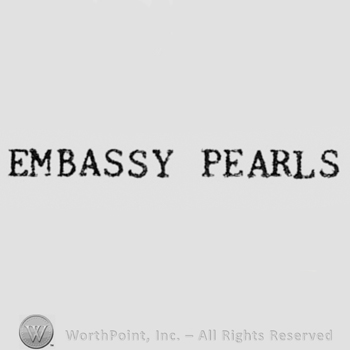 Words EMBASSY PEARLS.