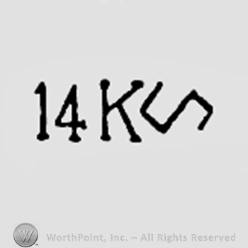 14 K and letter S.
