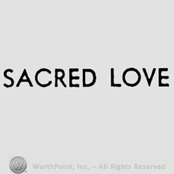 Words SACRED LOVE.