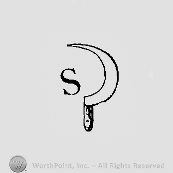 Letter S and a sickle.