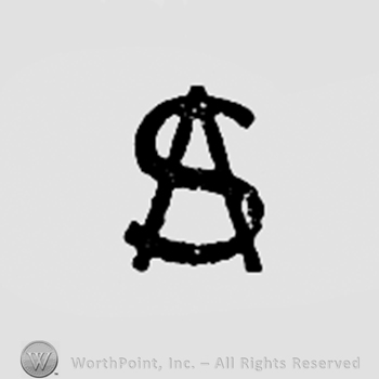 Monogram of letters A and S.