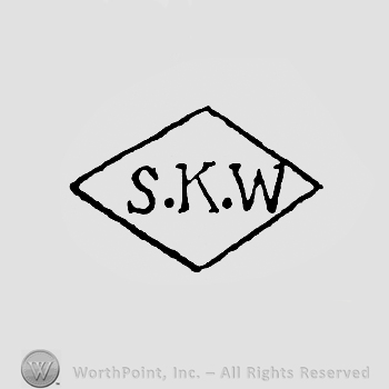 Letters S,K,W inside a diamond.