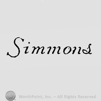 Word SIMMONS.