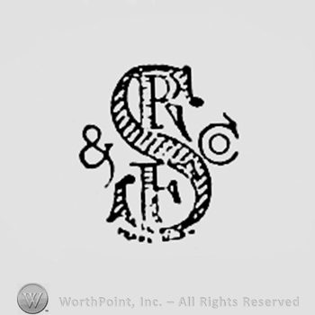 Monogram of letters S, R, F & CO.
